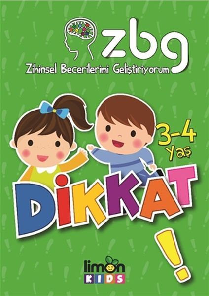 Zihinsel Becerilerimi Geliştiriyorum Dikkat (3-4 Yaş)