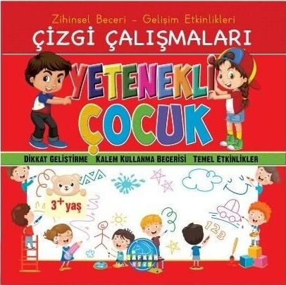 Safkan Kids Okul Öncesi Yetenekli Çocuk Çizgi Çalışmaları (3+ Yaş)