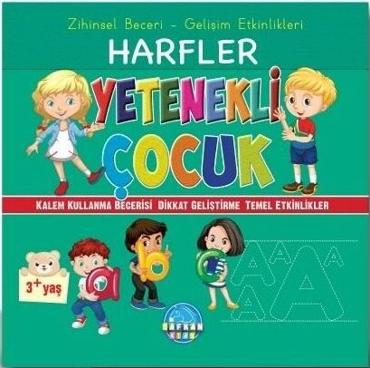 Safkan Kids Okul Öncesi Yetenekli Çocuk Harfler (3+ Yaş)