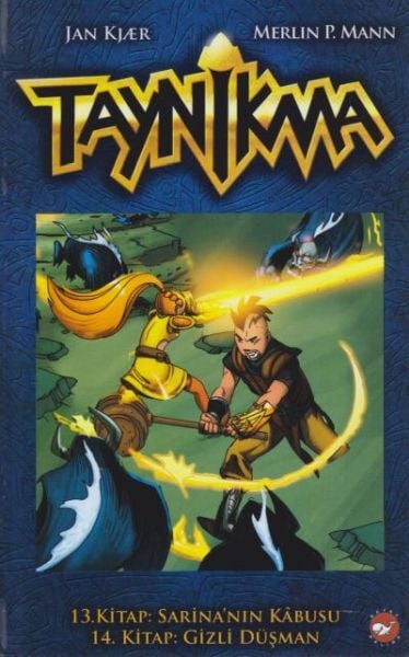 Taynikma 13. Kitap Sarina'nın Kabusu ve 14. Kitap Gizli Düşman Ciltli Merlin P. Mann