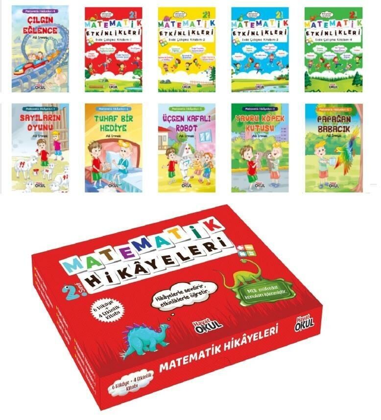 Hayat 2. Sınıf Matematik Hikayeleri ve Etkinlikleri 10 Kitap Set
