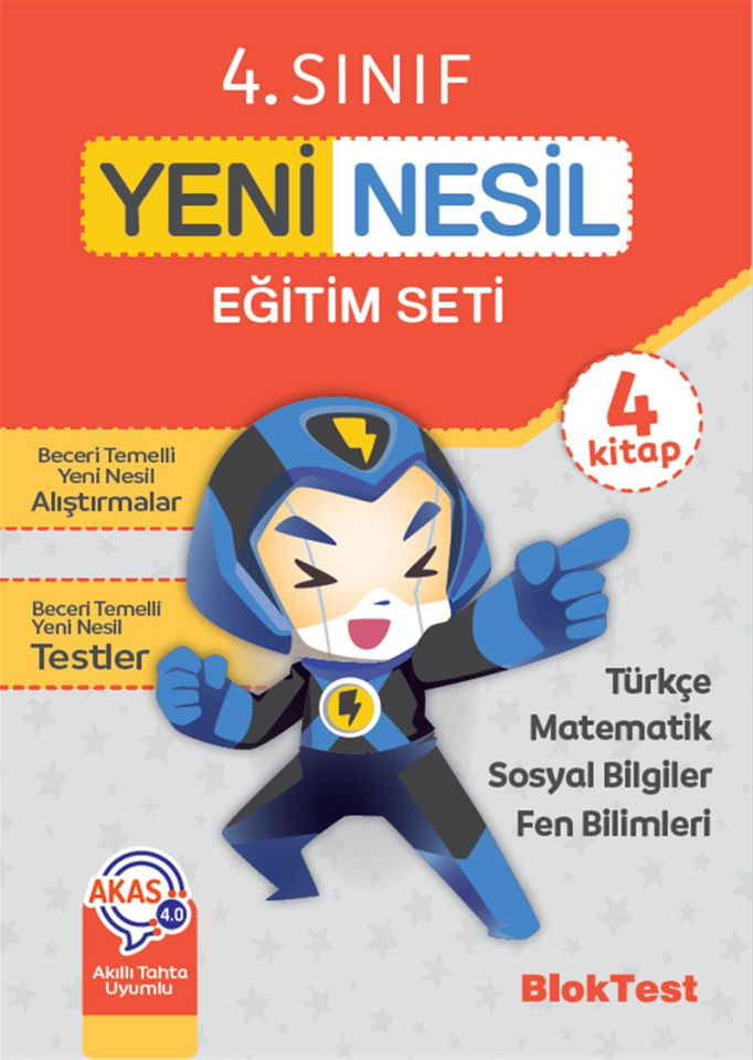 Tudem Blok 4. Sınıf Yeni Nesil Eğitim Seti 4 Kitap