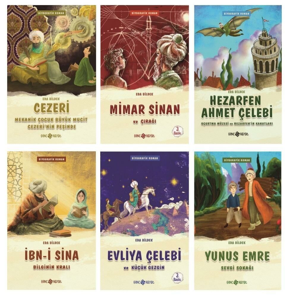 Eda Bildek Medeniyet Mimarlarımız Seti 6 Kitap