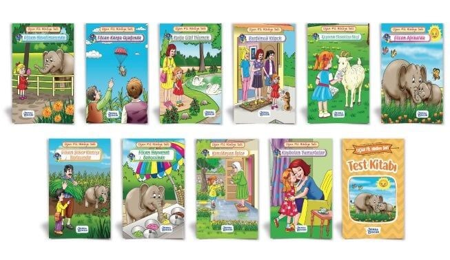 Orka 1. Sınıf Uçan Fil Hikaye Seti Büyük Boy 10 Kitap
