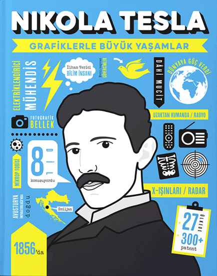 Nikola Tesla Grafiklerle Büyük Yaşamlar Ciltli