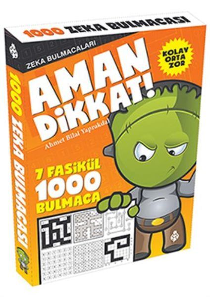 Zeka Bulmacaları Aman Dikkat 7 Fasikül Ahmet Bilal Yaprakdal