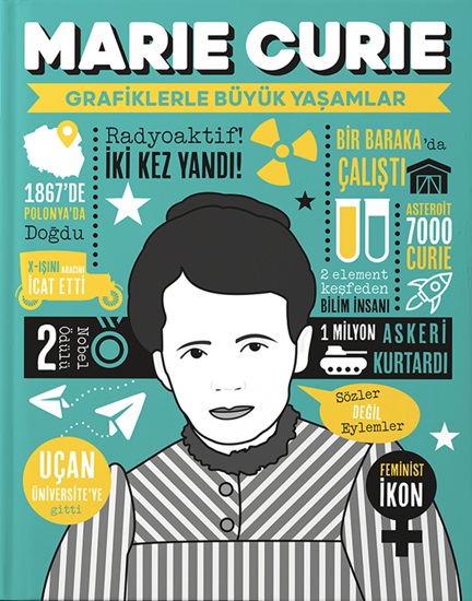 Marie Curie Grafiklerle Büyük Yaşamlar Ciltli
