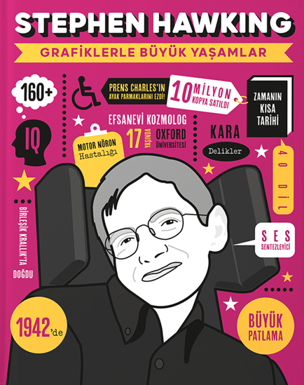 Stephen Hawking Grafiklerle Büyük Yaşamlar Ciltli