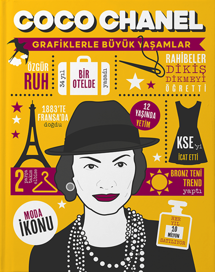 Coco Chanel Grafiklerle Büyük Yaşamlar Ciltli