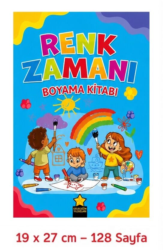 Renk Zamanı Kalın Boyama Kitabı