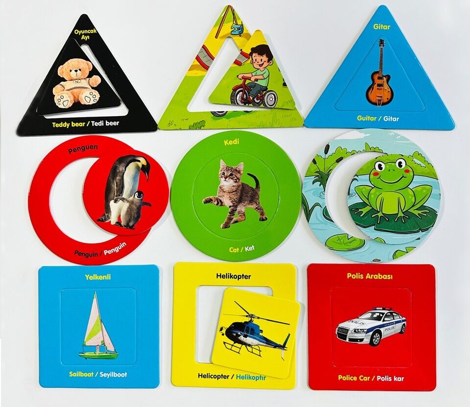 Bebeğim Öğreniyor  Tak Çıkar Kartlarım (12-24 Ay)