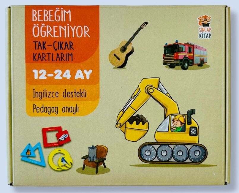 Bebeğim Öğreniyor  Tak Çıkar Kartlarım (12-24 Ay)