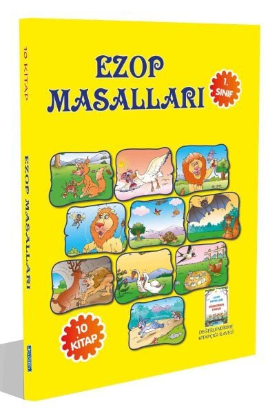 Parıltı 1. Sınıf Ezop Masalları 10 Kitap Takım