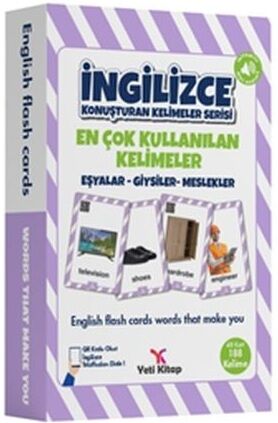 İngilizce Kelime Kartları Eşyalar-Giysiler-Meslekler