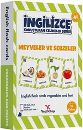 İngilizce Kelime Kartları Meyveler ve Sebzeler