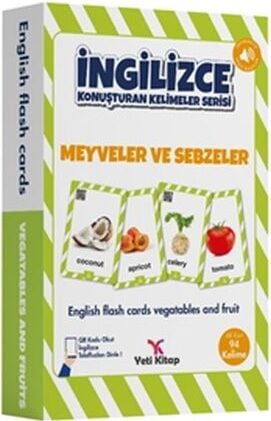 İngilizce Kelime Kartları Meyveler ve Sebzeler
