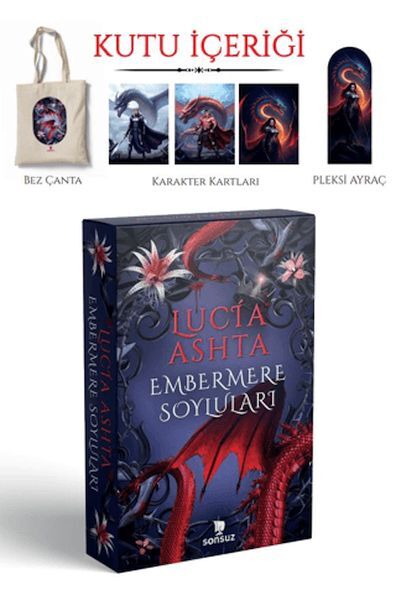 Peri Varisi Yan Boyamalı Kutulu Set Ciltli Lucia Ashta