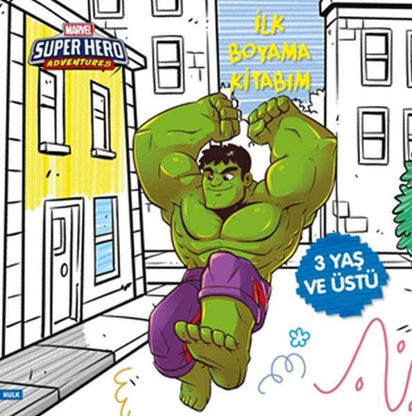 İlk Boyama Kitabım Hulk Marvel Super Hero Adventures