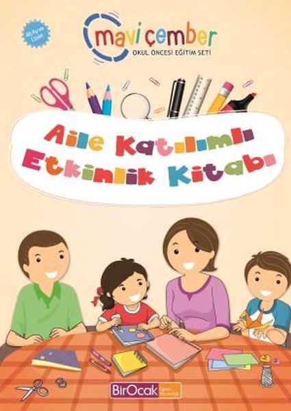 Aile Katılımlı Etkinlik Kitabı Mavi Çember 48 Ay ve Üzeri Fatma İşler