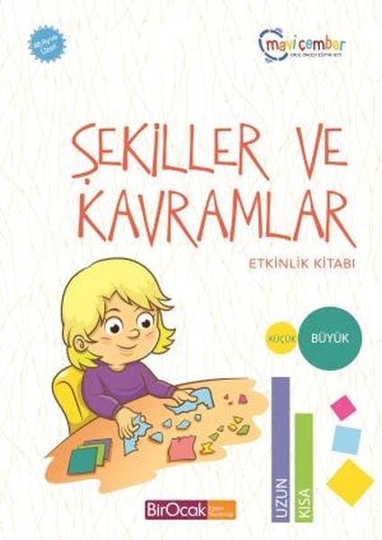 Şekiller ve Kavramlar Etkinlik Kitabı Mavi Çember 48 Ay ve Üzeri Fatma İşler