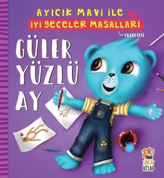 Güler Yüzlü Ay Ayıcık Mavi İle İyi Geceler Masalları