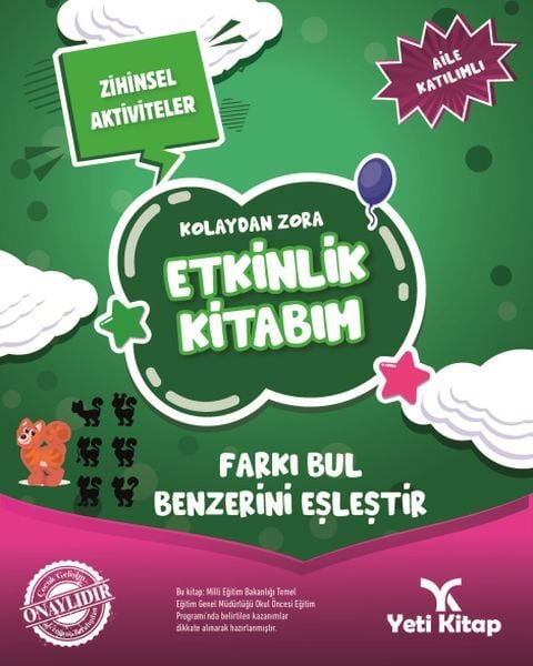 Kolaydan Zora Etkinlik Kitabım Farkı Bul Benzerini Eşleştir Feyyaz Ulaş