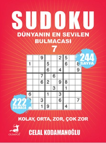 Sudoku Dünyanın En Sevilen Bulmacası 7 Celal Kodamanoğlu