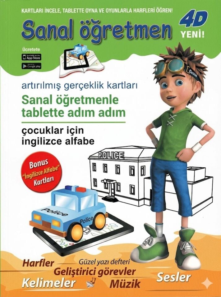 Sanal Öğretmen Çocuklar İçin İngilizce Alfabe