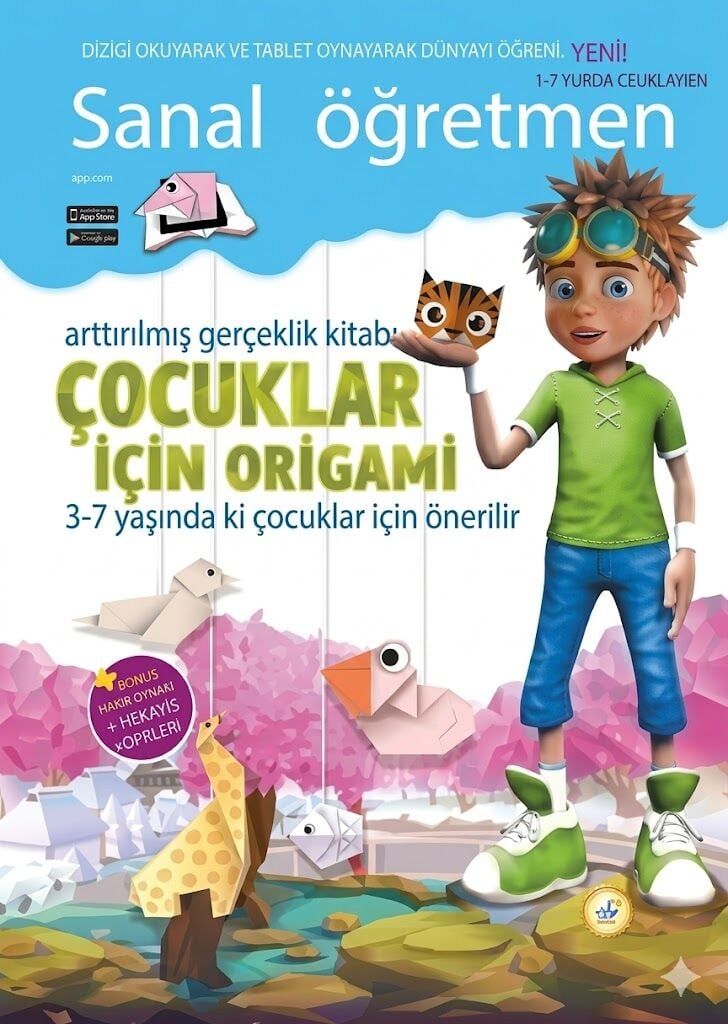 Sanal Öğretmen Çocuklar için Origami