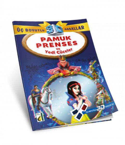 Üç Boyutlu Pamuk Prenses ve Yedi Cüceler + 3D Gözlük