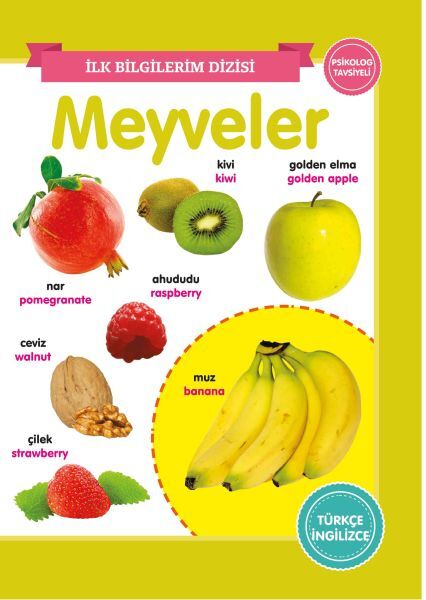 İlk Bilgilerim Dizisi Meyveler