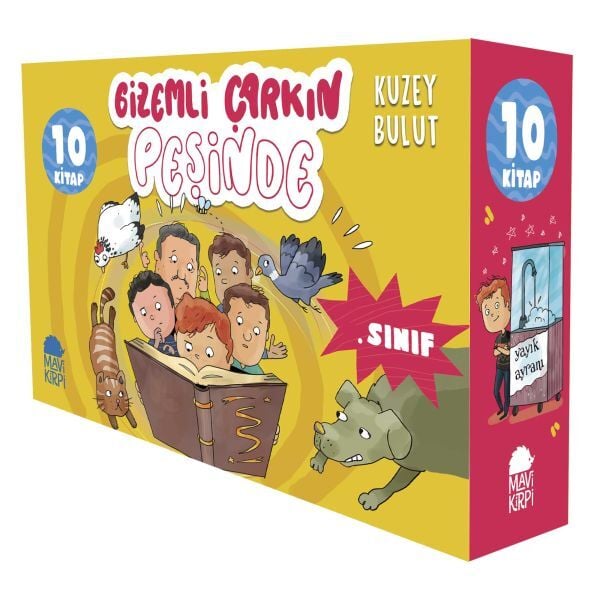 Mavi Kirpi 3. Sınıf Gizemli Çarkın Peşinde Seti (10 Kitap)