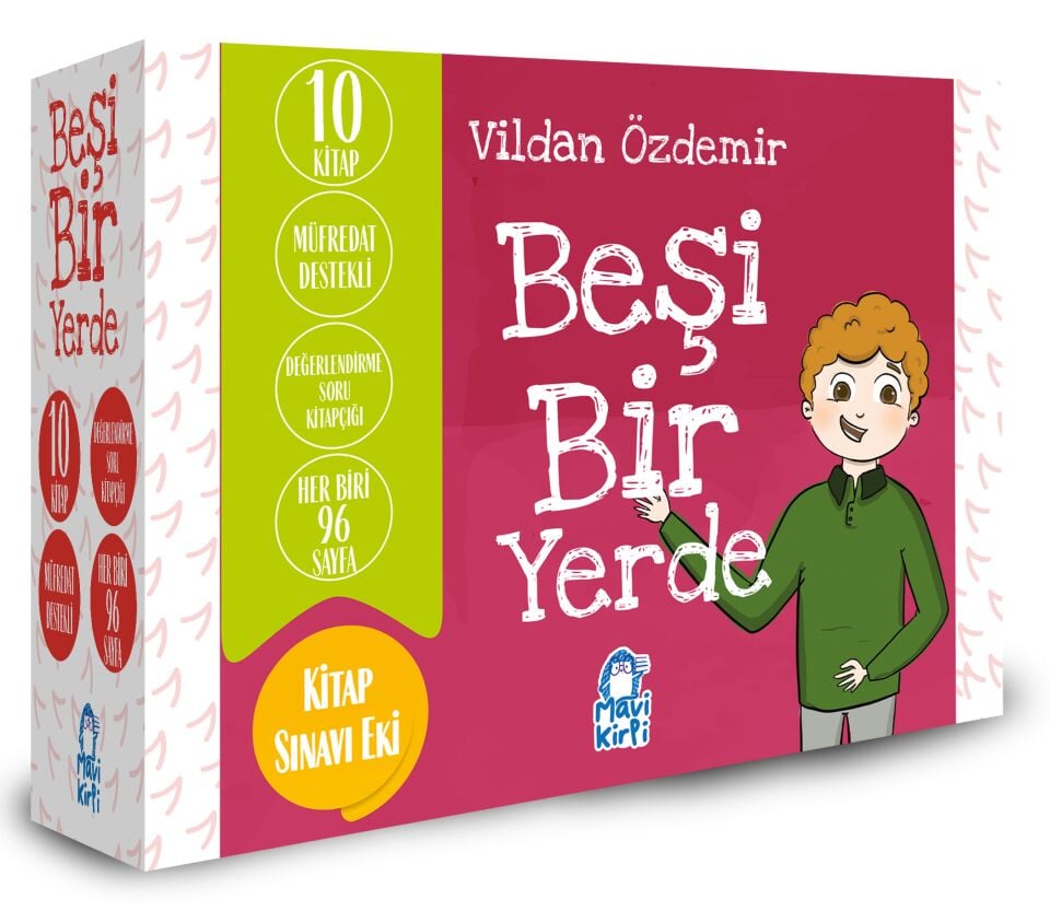 Mavi Kirpi 4. Sınıf Beşi Bir Yerde Hikaye Seti (10 Kitap)