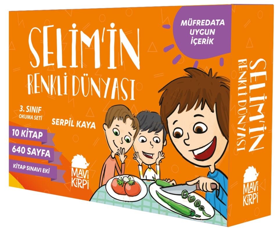 Mavi Kirpi 3. Sınıf Selimin Renkli Dünyası Hikaye Seti (10 Kitap)