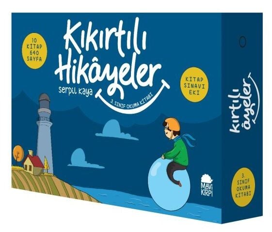 Mavi Kirpi 3. Sınıf Kıkırtılı Hikayeler Seti (10 Kitap)