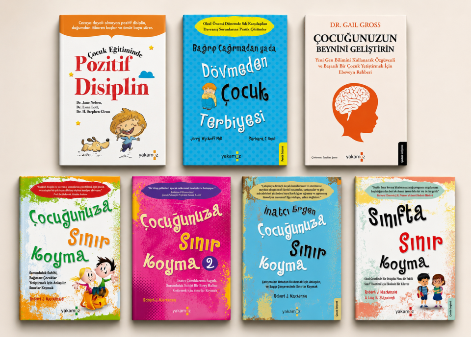 Pozitif Disiplin ve Çocuğunuza Sınır Koyma Kitap Seti (7 Kitap)