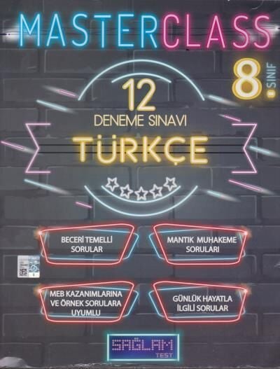 Sağlam Test 8. Sınıf  Lgs Türkçe MasterClass 12 Deneme Sınavı