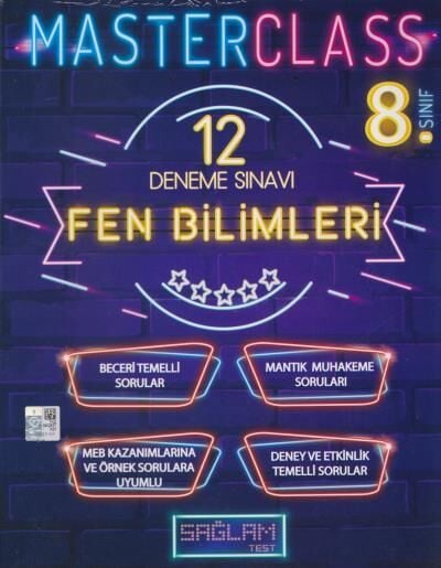 Sağlam Test 8. Sınıf  Lgs Fen Bilimleri MasterClass 12 Deneme Sınavı