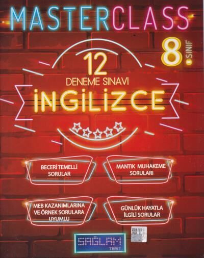 Sağlam Test 8. Sınıf  Lgs İngilizce MasterClass 12 Deneme Sınavı
