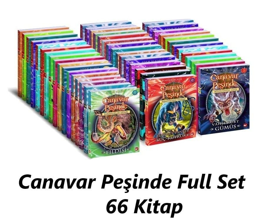 Canavar Peşinde Full Set (66 Kitap)