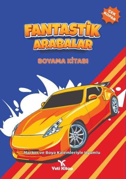 Fantastik Arabalar Boyama Kitabı Feyyaz Ulaş