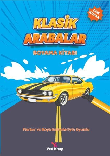 Klasik Arabalar Boyama Kitabı Feyyaz Ulaş