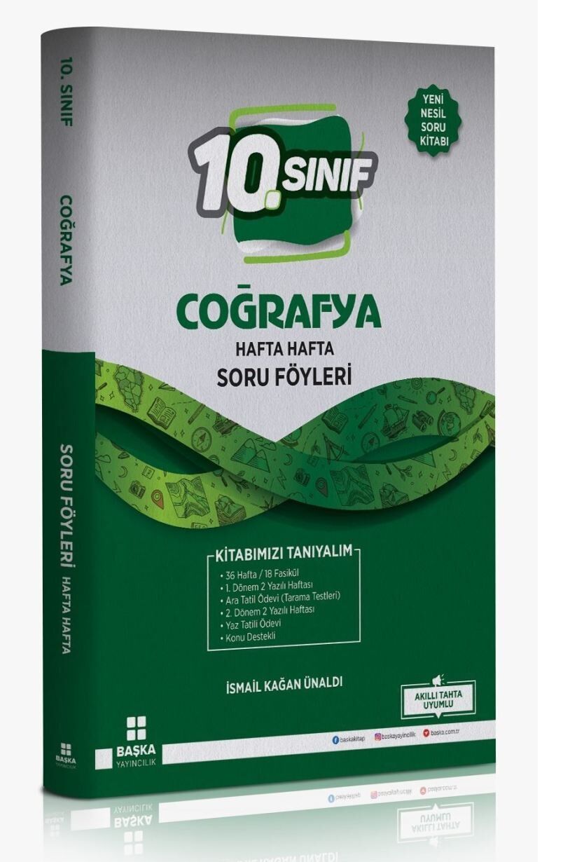 Başka  10. Sınıf Coğrafya Hafta Hafta Soru Föyleri
