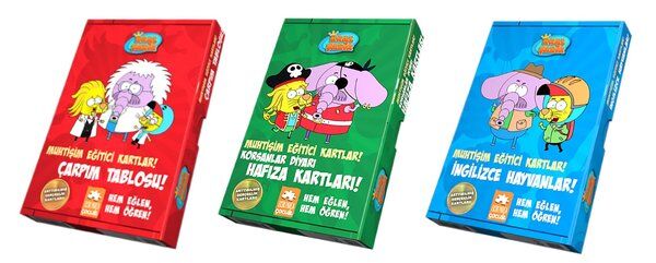 Kral Şakir Muhtişim Eğitici Kartlar Serisi 3 lü Varol Yaşaroğlu