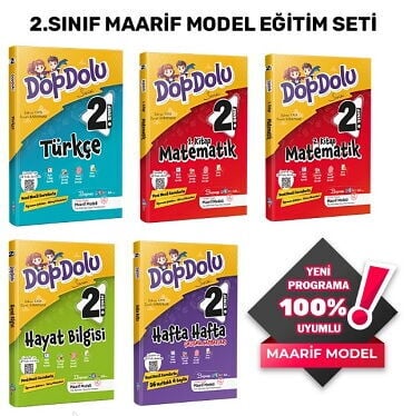 Mavi Boncuk 2. Sınıf Dopdolu Etkinlik Seti 5 Kitap