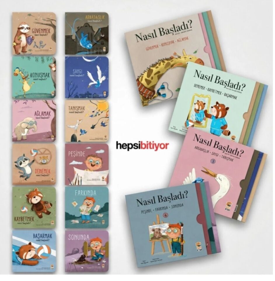 Okul Öncesi Nasıl Başladı? Her Şey Seninle Başladı 4 Set 12 Kitap