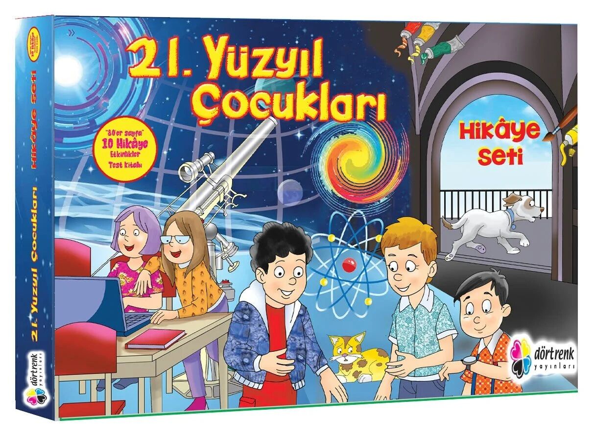 Dörtrenk 21. Yüzyıl Çocukları Hikaye Seti (10 Kitap)