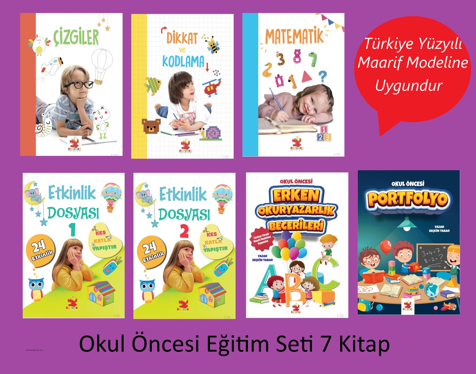 Okul Öncesi Eğitim Seti 7 Kitap