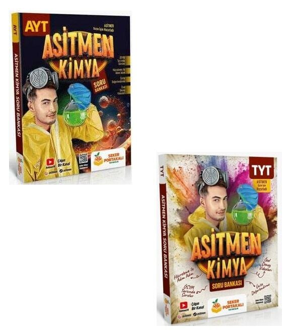 Asitmen TYT - AYT Kimya Soru Bankası Seti (2 Kitap)