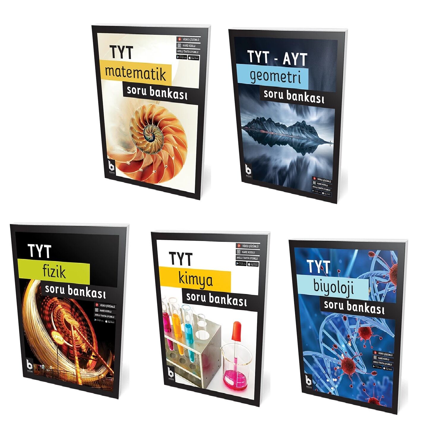 Basamak Yayınları TYT AYT Sayısal Soru Bankası Seti (5 Kitap)